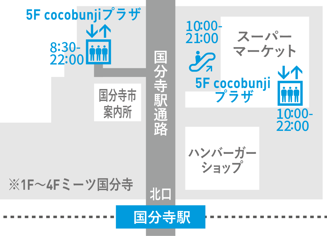 施設までの案内図
