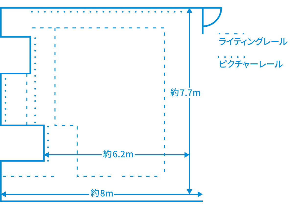 多目的スペース レイアウト図
